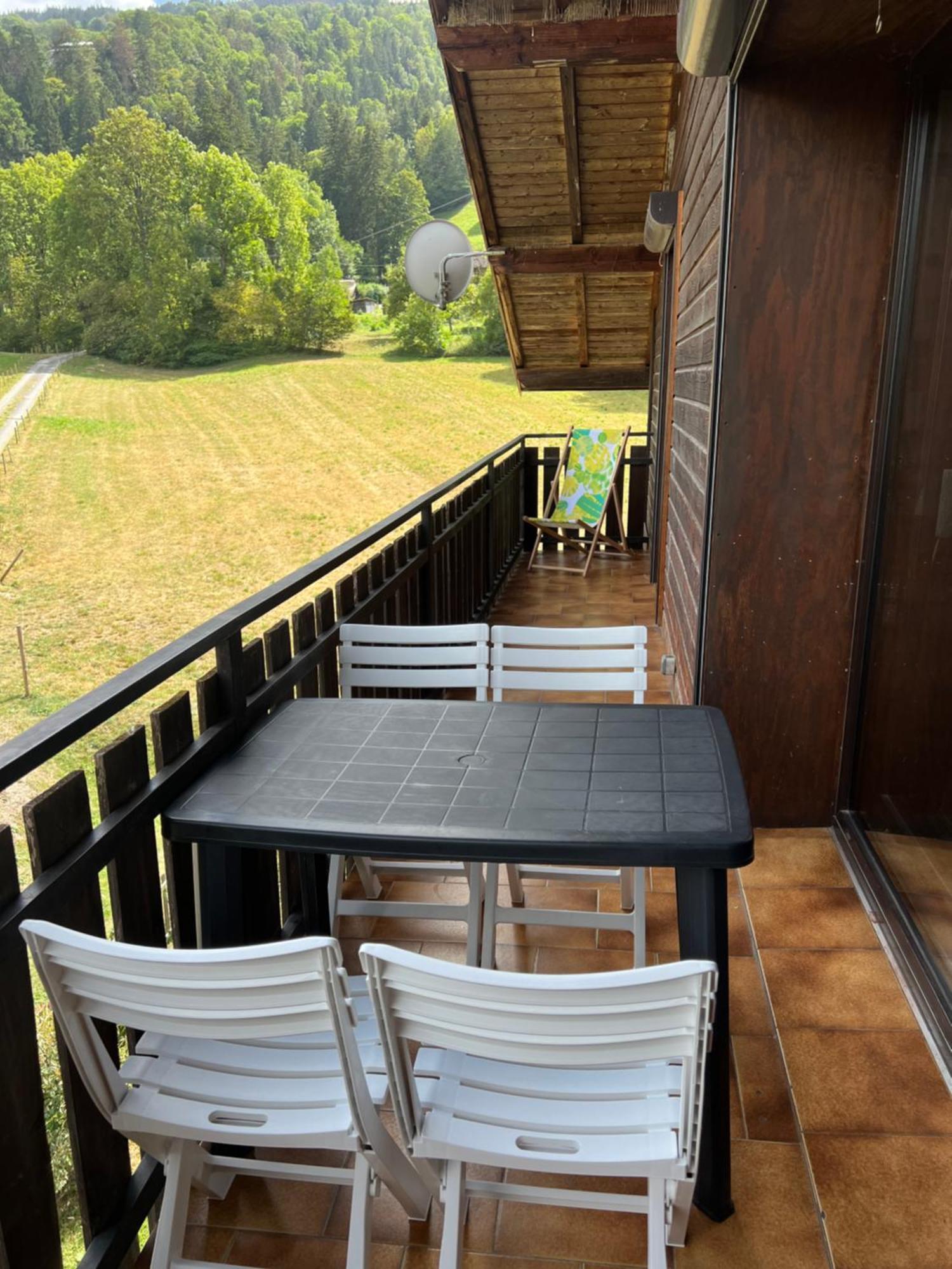 Duplex 3 Chambres Vue Mont-Blanc Domancy Exterior photo